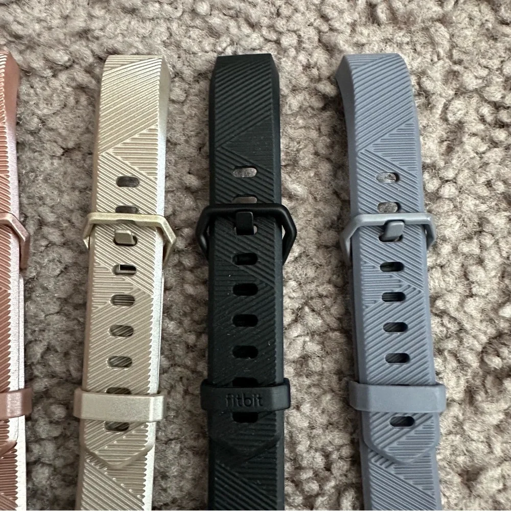 Interchangeable Silicone Rubber Fitbit Alta HR Band Strap Pack (Set of 7)